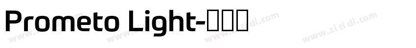 Prometo Light字体转换